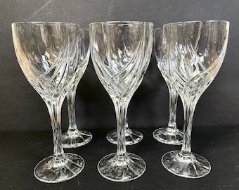 Set of 6 Lenox Debut Wine Glasses 8 1/4" tall