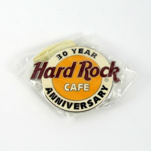 Over sized Hard Rock 30 Year Anniversary Logo Pin HRC