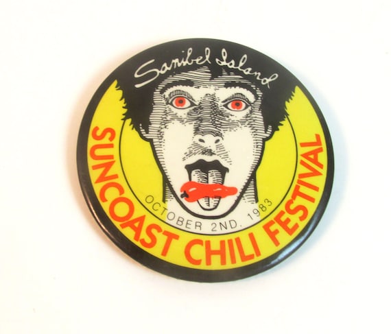 1983 Sanibel Island Suncoast Chili Festival Pinba… - image 1