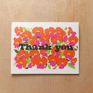 Tarjeta de agradecimiento de Snapdragons / papelería pensada, alegre, tarjeta en blanco, regalo espiritual, arte curativo, ritual de abundancia, tarjeta de felicitación, floral
