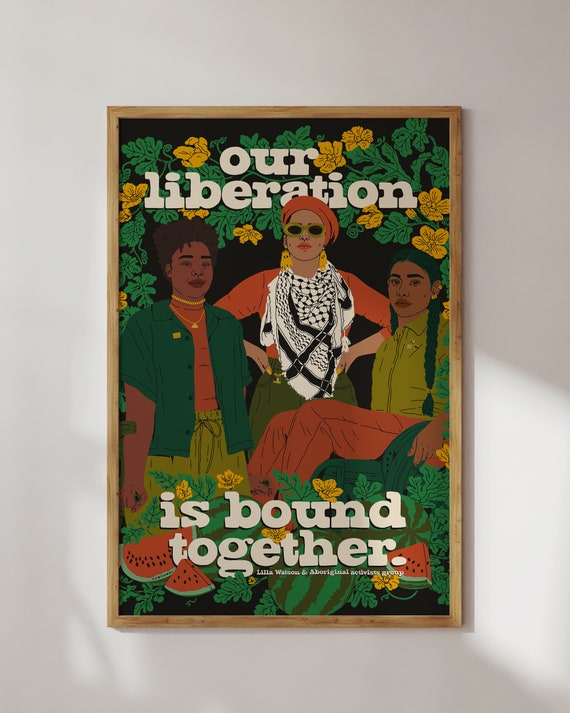 Our Liberation is Bound Together Art Print | Lailla Watson, LGBTQ