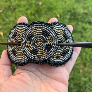 Gold Sun Barrette - Etsy display picture 3
