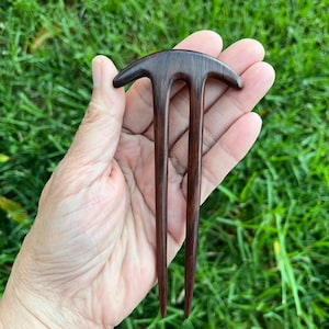 Two Prongs/2 prongs Classic Simple Plain Wood Hair Sticks, Wood Hair Fork, Wood Hair Pin Accessories.Natural Hair Accessories.STURDY.NEW