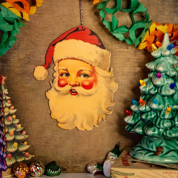 サンタクロース装飾スタンド　屋外オーナメントアメリカンビンテージ　ガーデンピック サンタクロース装飾スタンド屋外オーナメントアメリカンビンテージ