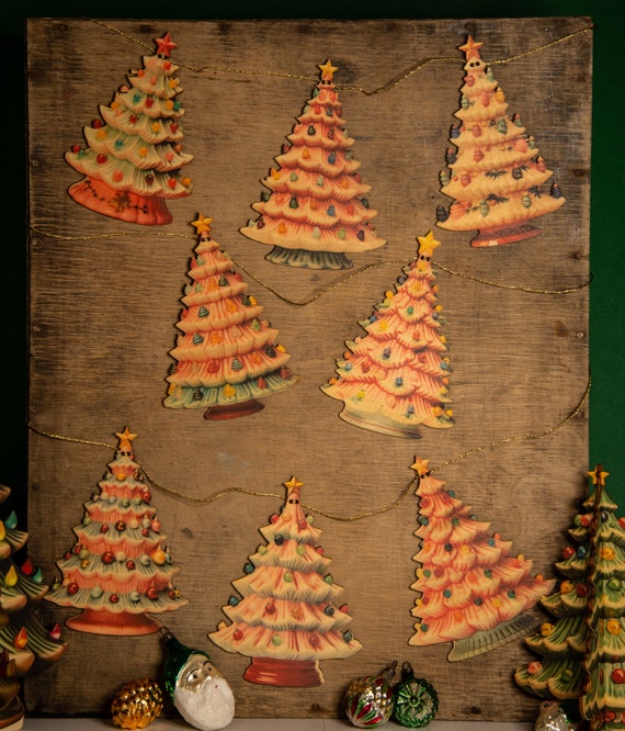 vintage garland 築く ❀♪ ミニツリー用 ガーランド