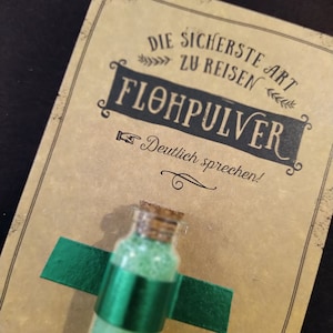 Flohpulver | Die sicherste Art zu reisen! Reisegröße Fanart