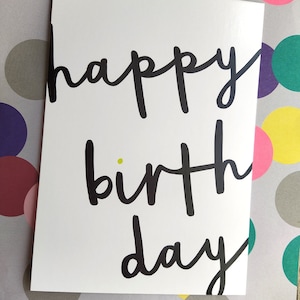 alles Gute zum Geburtstag | Postkarte Glückwunschkarte Geburtstag Geburtstagskarte