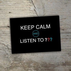 Keep Calm ... | Postkarte Din A6