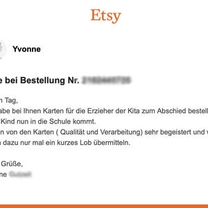 Danke Kita-Abschied Grundschul-Abschied Lehrerin Lehrer Große Karte Din A5 Abschiedsgeschenk Schule Erzieherin Erzieher Tagesmutter image 6