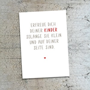 Erfreue Dich Deiner Kinder | Humor postal