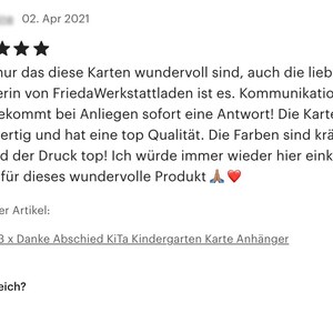 Danke Kita-Abschied Grundschul-Abschied Lehrerin Lehrer Große Karte Din A5 Abschiedsgeschenk Schule Erzieherin Erzieher Tagesmutter image 7