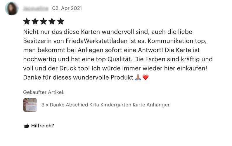 Danke Kita-Abschied Grundschul-Abschied Lehrerin Lehrer Große Karte Din A5 Abschiedsgeschenk Schule Erzieherin Erzieher Tagesmutter image 7