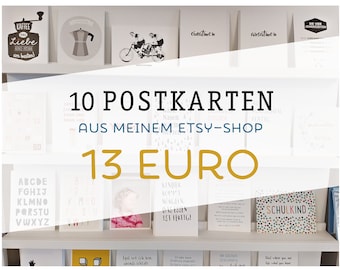 Angebot 10 Postkarten | Special offer - Set of 10 Postcards