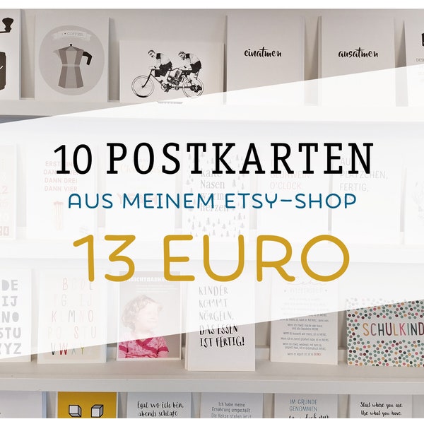 Angebot 10 Postkarten | Special offer - Set of 10 Postcards