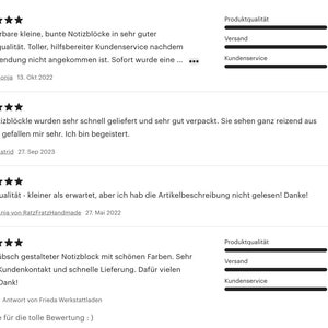 Notizblock | klimaneutral gedruckt To-do Notizen Block Memo schreiben Schreibtisch Zettel Zettelblock Schreibblock Ta-Da image 16