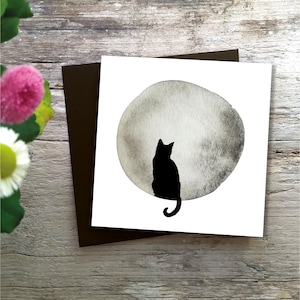 Katze / Beileidskarte kondolieren Trauer Haustier Kondolenzkarte Klappkarte Tod Hund Fellnase Catlady