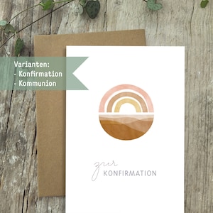 Glückwunschkarte Konfirmation/Kommunion