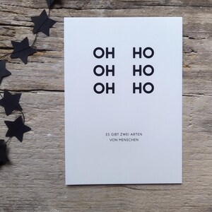 It's Glühwein o'clock Christkind Klinglöckchen| Postkarten Weihnachten christmas xmas Typografie Typo Schriftgestaltung HoHoHo