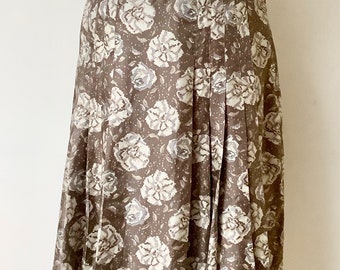 Vintage early Whistles Silk Skirt with Net Petticoat Size 10