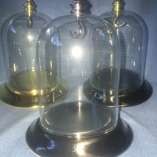 Pocket Watch Glass Display Dome With Top Hook Etsy