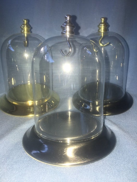 Pocket Watch Glass Display Dome with top hook Etsy