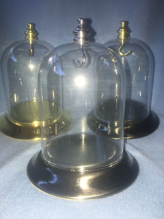 Pocket Watch Glass Display Dome With Top Hook Etsy