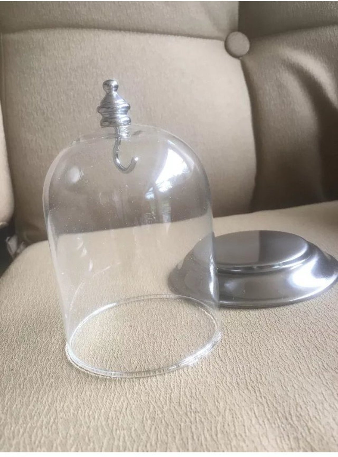 Pocket Watch Glass Display Dome with top hook Etsy