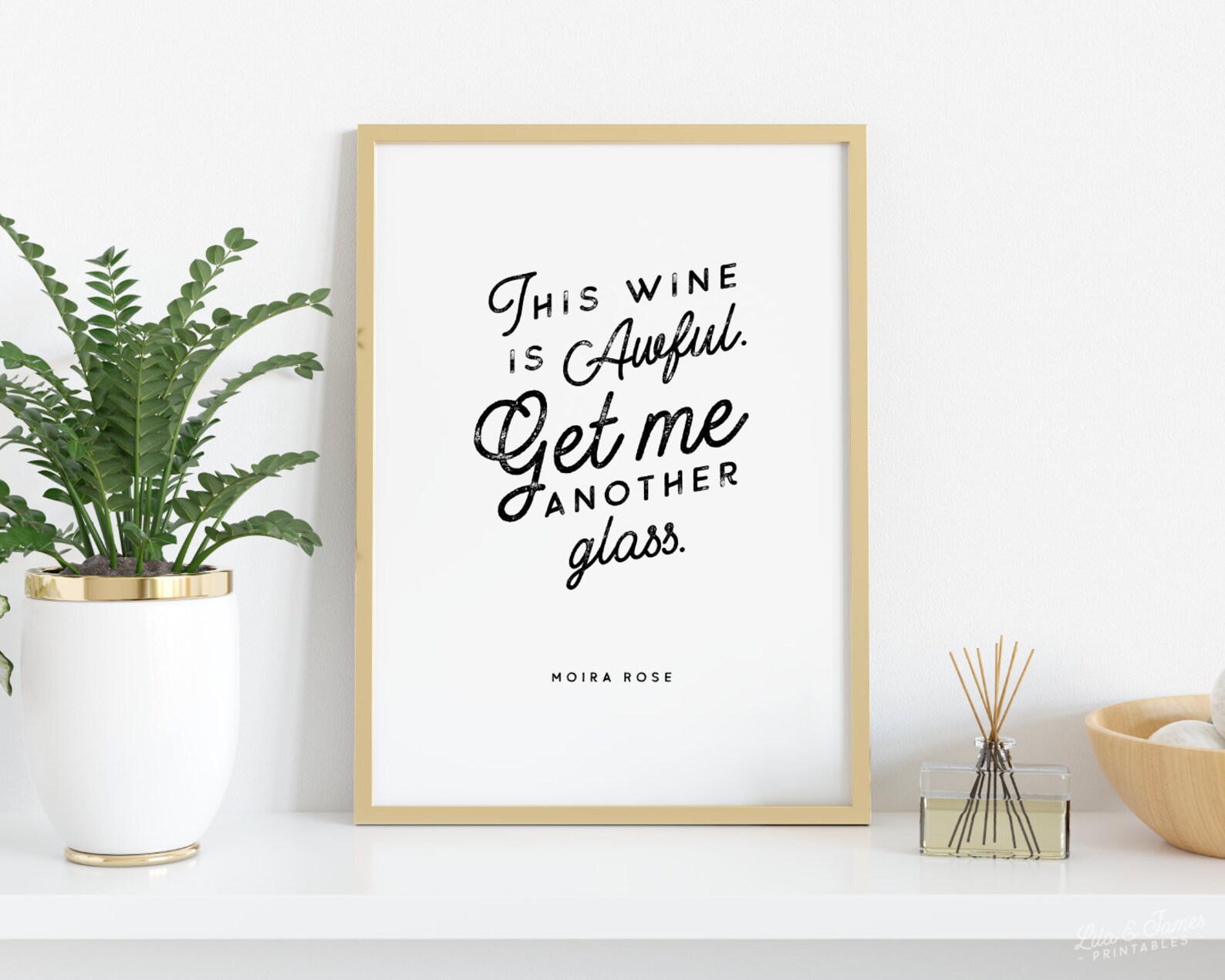 Moira Rose Wine Quote Digital Download Schitt's Creek Etsy