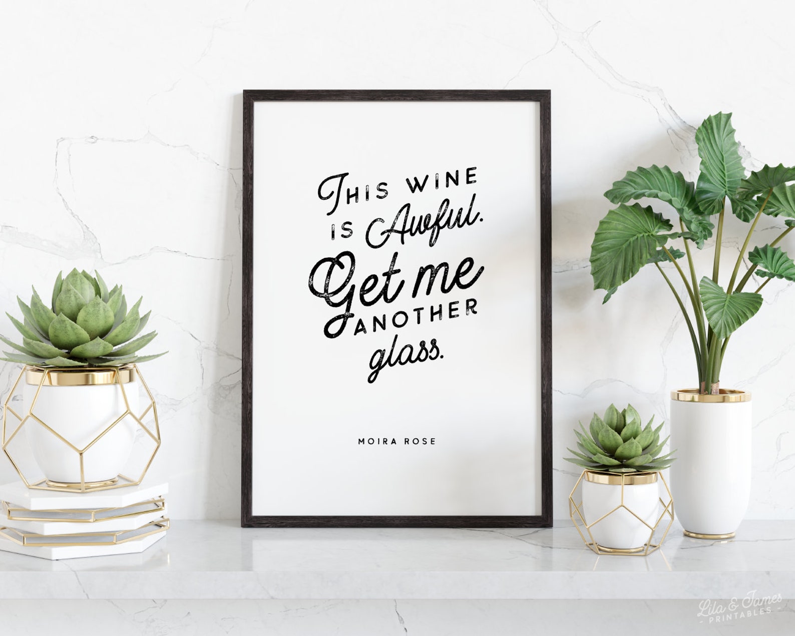 Moira Rose Wine Quote Digital Download Schitt's Creek Etsy