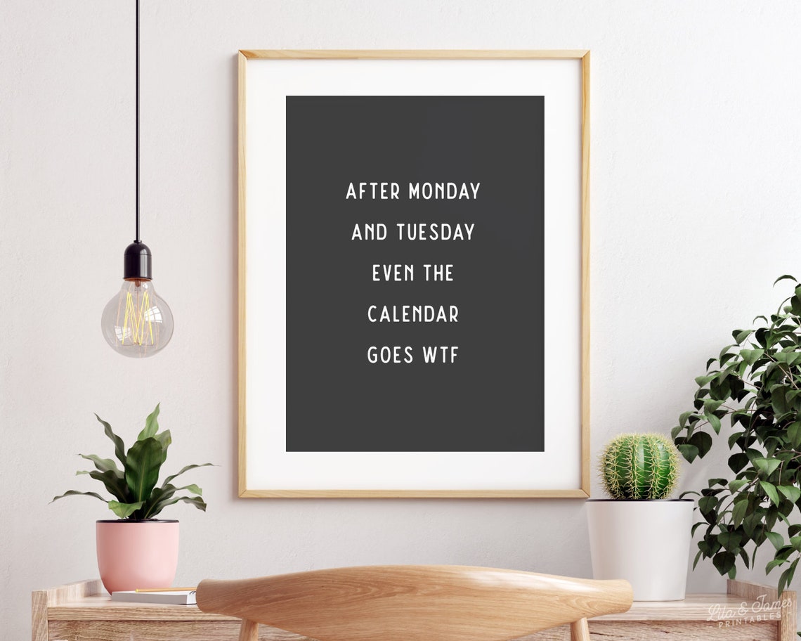 Funny Home Office Decor, Office Wall Art, Work From Home, Printable