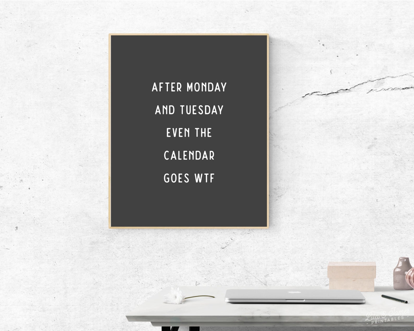 Funny Home Office Decor, Office Wall Art, Work From Home, Printable