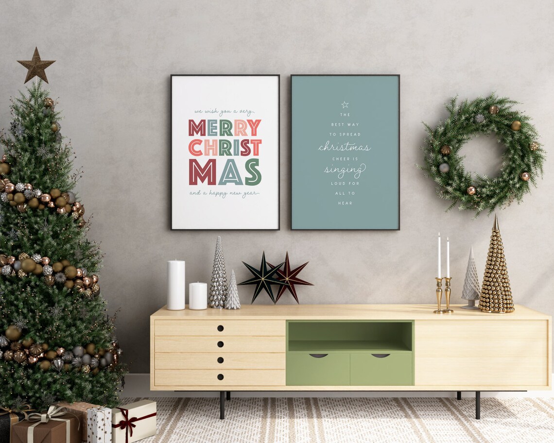 Simple Christmas Quote Printable Art, Digital Download Sign, Printable ...