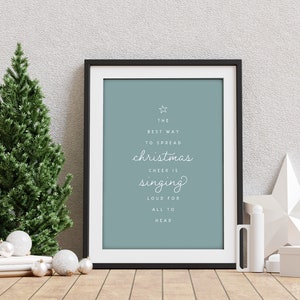 Simple Christmas Quote Printable Art, Digital Download Sign, Printable ...
