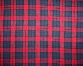 Homespun cotton fabric by the yard