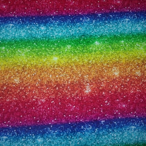 Rainbow cotton fabric remnant