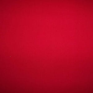 Solid red cotton fabric by the yard