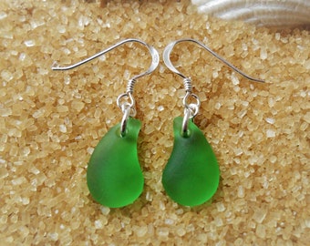 Mermaid Tears - Boucles d'oreilles écossaises SeaGlass MTER003