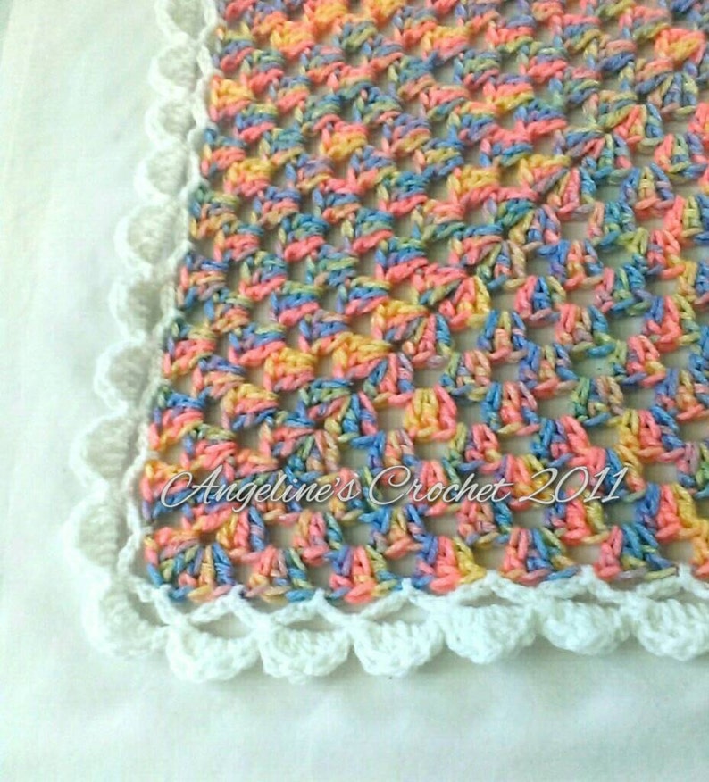 baby gift blanket Baby blanket handmade baby blanket multicolor baby blanket