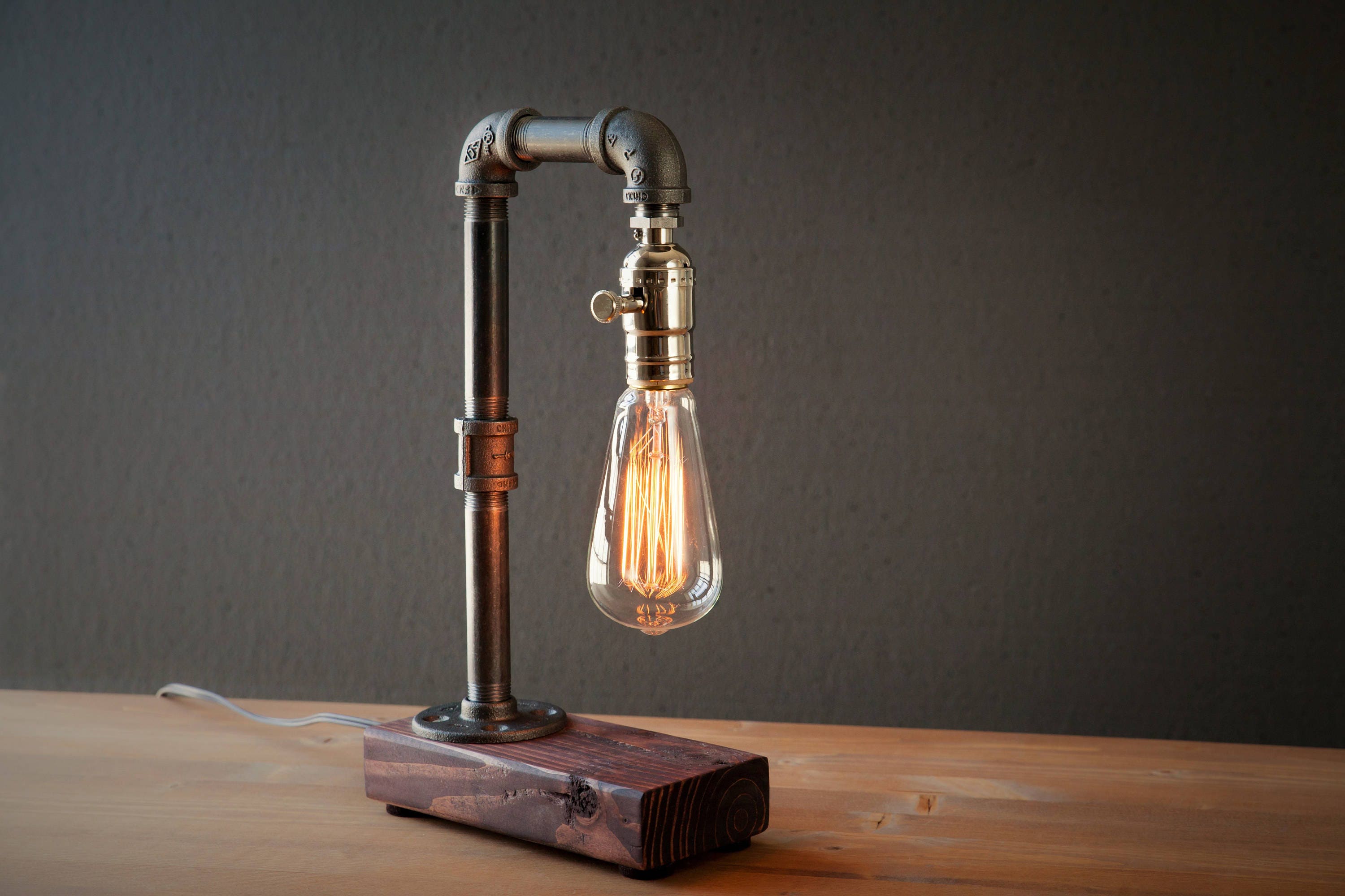 Table Lamp Desk Lamp Edison Steampunk Lamp Rustic Home Decor