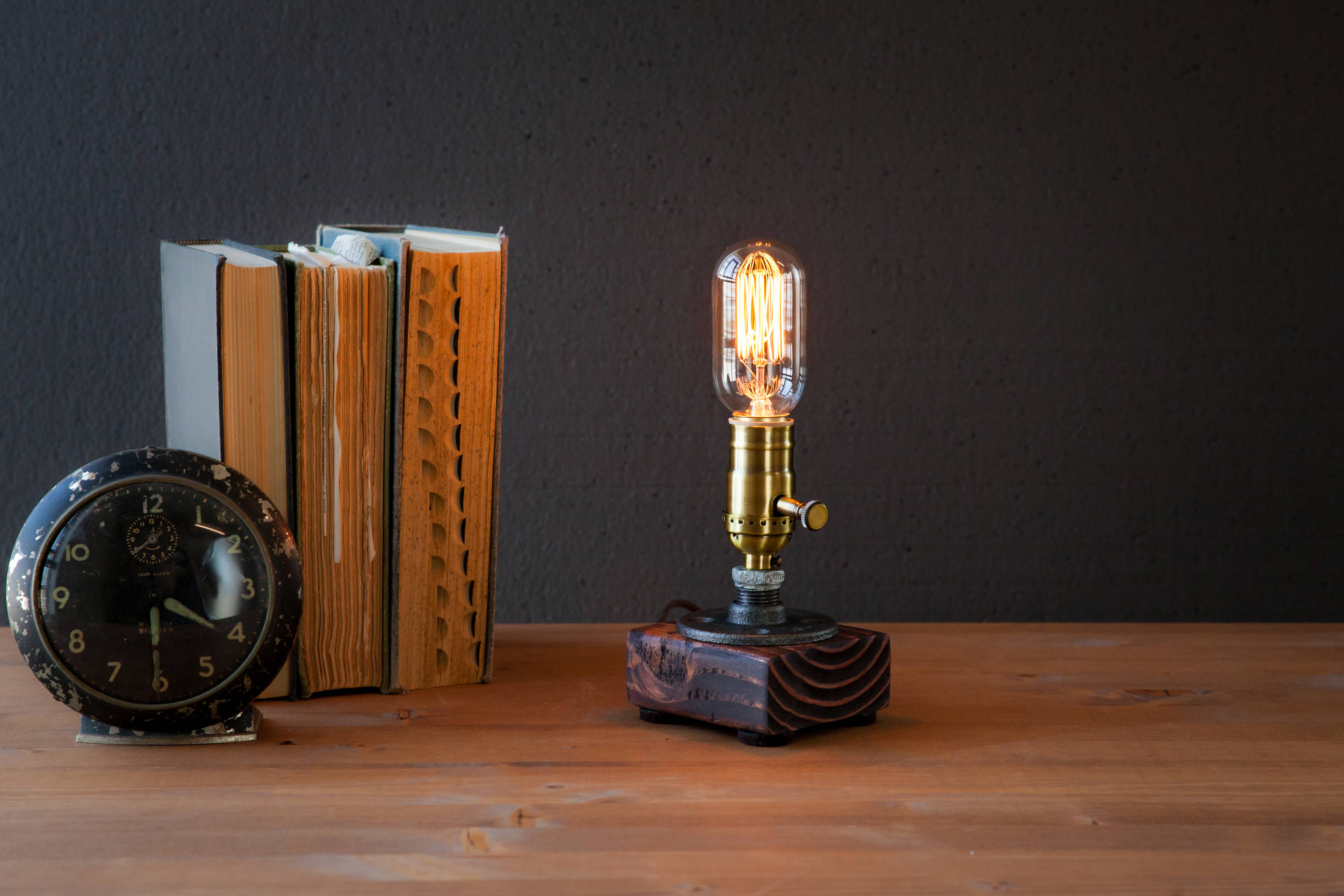 Table Lamp Desk Lamp Edison Steampunk Lamp Rustic Home Decor