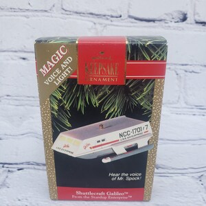 Hallmark Keepsake Ornament Shuttlecraft Galileo from Starship Enterprise 1992