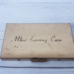 My Lady's Mini Jewel & Earring Case gold