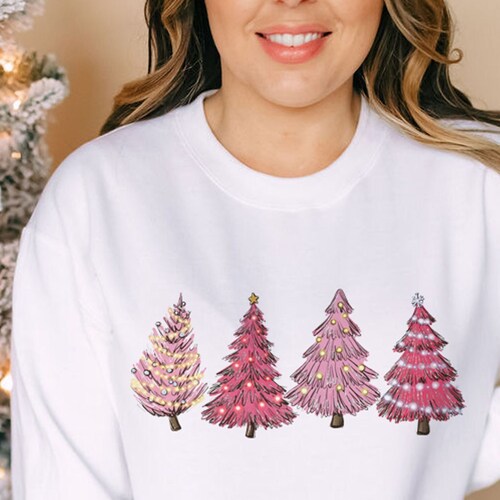 O Christmas Tree Sweatshirts Cute Christmas xmas Crewneck Jumper Shirt Women's Christmas Shirt Holiday  GIFT for Her Him Sweat Shirts 5076