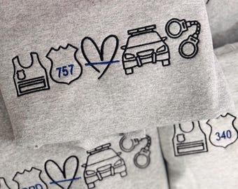 Embroidered Sweatshirts