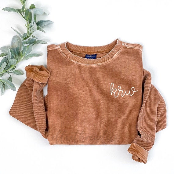 Ladies Monogram Crewneck Charles River 