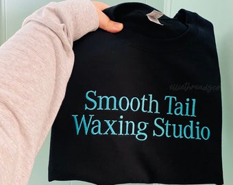 Custom Business Name Embroidered Sweatshirt, Business Embroidered Sweatshirt, Custom Sweatshirt