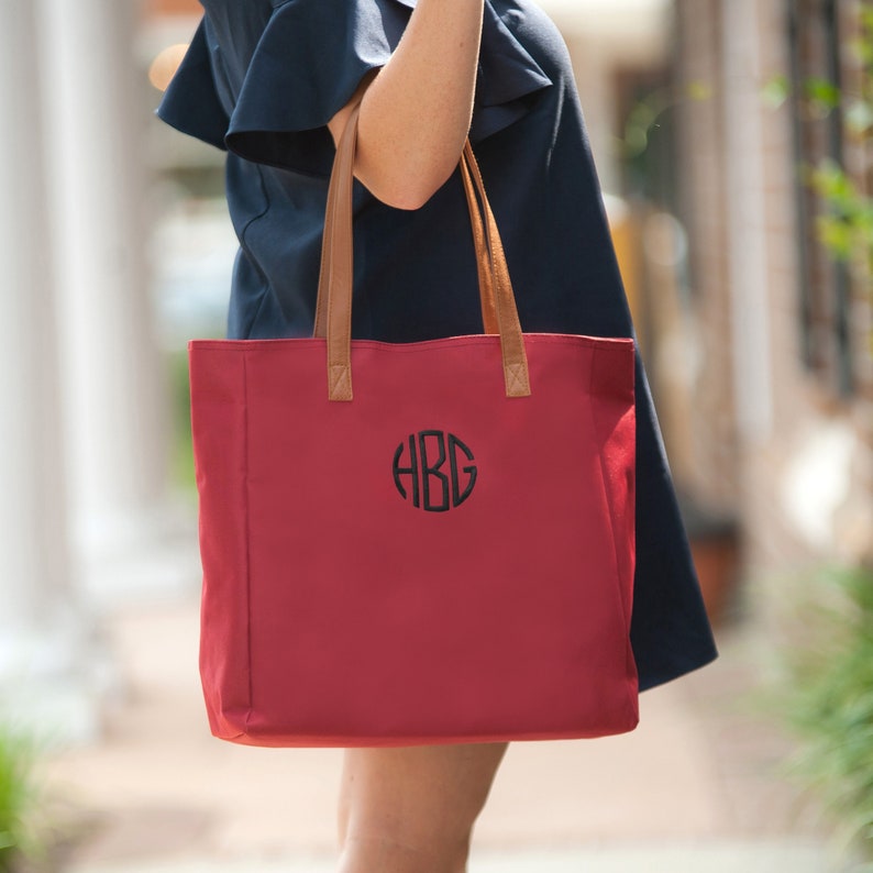 Monogram Game Day Tote Monogram Stadium Bag Monogrammed Etsy