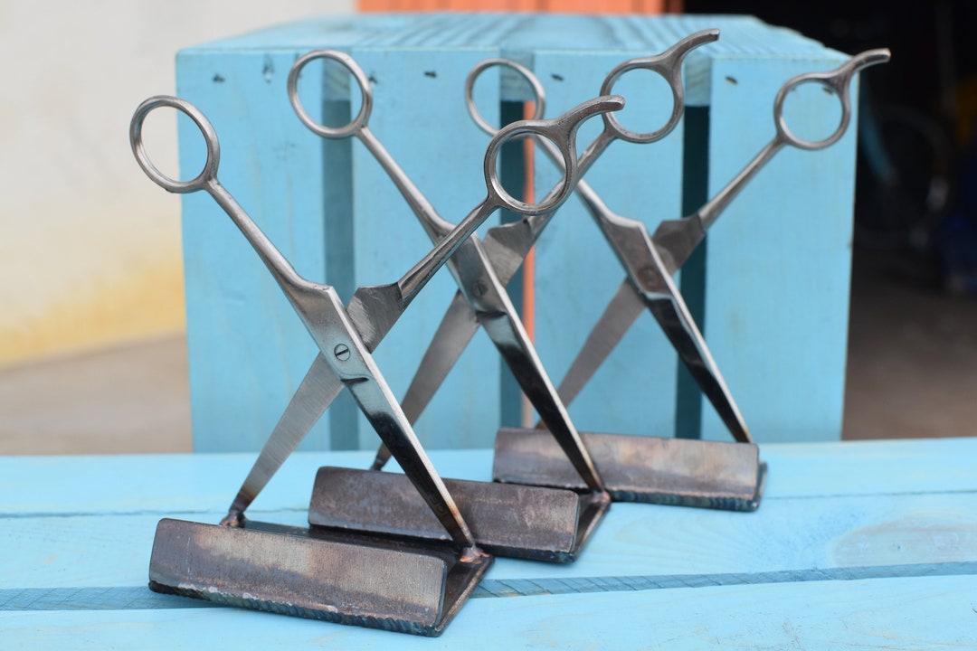 Custom Business Card Holder, Scissors - Metal Art / Steampunk ...