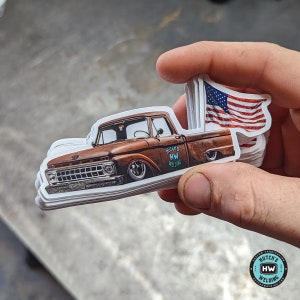 Ford F100 F-100 F1 F-1 F150 F-150 F 150 F 100 61 62 63 64 65 66 Sticker Decal