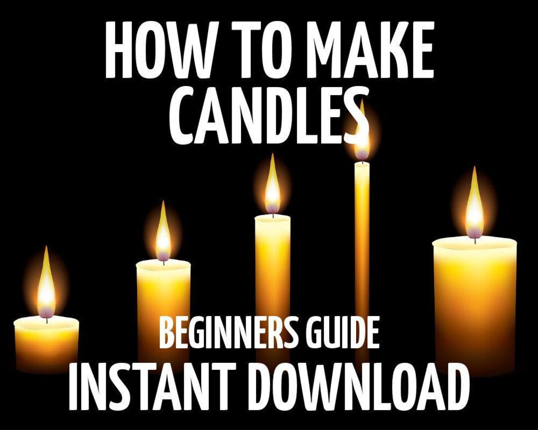 How to Make Candles, Candlemaking for Beginners, Wiccan Candles, Witchcraft Candles, Kitchen